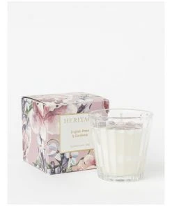 Heritage English Rose & Gardenia Scented Candle 108g