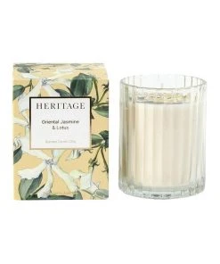 Heritage Oriental Jasmine & Lotus Scented Candle 235g