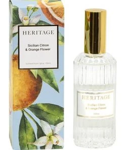 Heritage Sicilian Citron & Orange Flower Room Spray 100ml