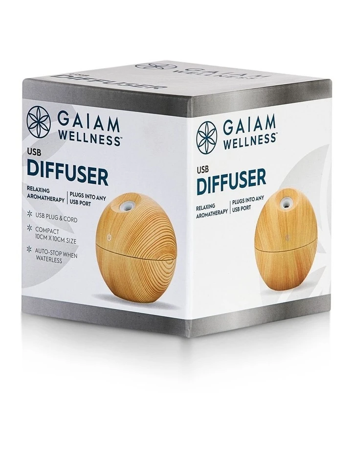 Gaiam USB 130ml Mini Diffuser 1 Gaiam USB 130ml Mini Diffuser