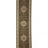 Rug Culture Sydney Collection Medallion Rug Green with Ivory Border