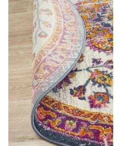 Rug Culture Babylon 205 White Round Rug -The Shine Nook Sales Store 790148890 6 720x928