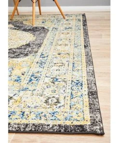 Rug Culture Century 955 Charcoal Rug -The Shine Nook Sales Store 790148980 7 720x928