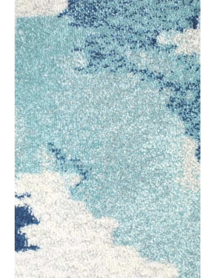 Rug Culture Mirage Lesley Whimsical Blue Runner Rug 3 Rug Culture Mirage Lesley Whimsical Blue Runner Rug - Image 3