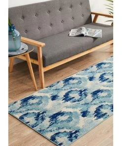 Rug Culture Mirage Lesley Whimsical Blue Runner Rug 12 Rug Culture Mirage Lesley Whimsical Blue Runner Rug -The Shine Nook Sales Store 790149610 6 720x928