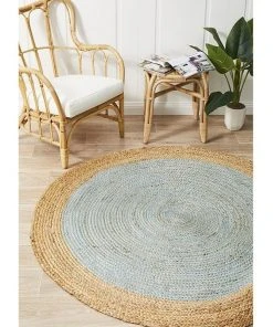 Rug Culture Atrium Polo Round Blue -The Shine Nook Sales Store 790149790 6 720x928