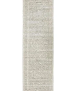 Rug Culture Evoke Silver Flower Transitional Rug