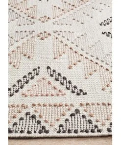 Rug Culture Vidya Rug white Peach -The Shine Nook Sales Store 790150960 4 720x928