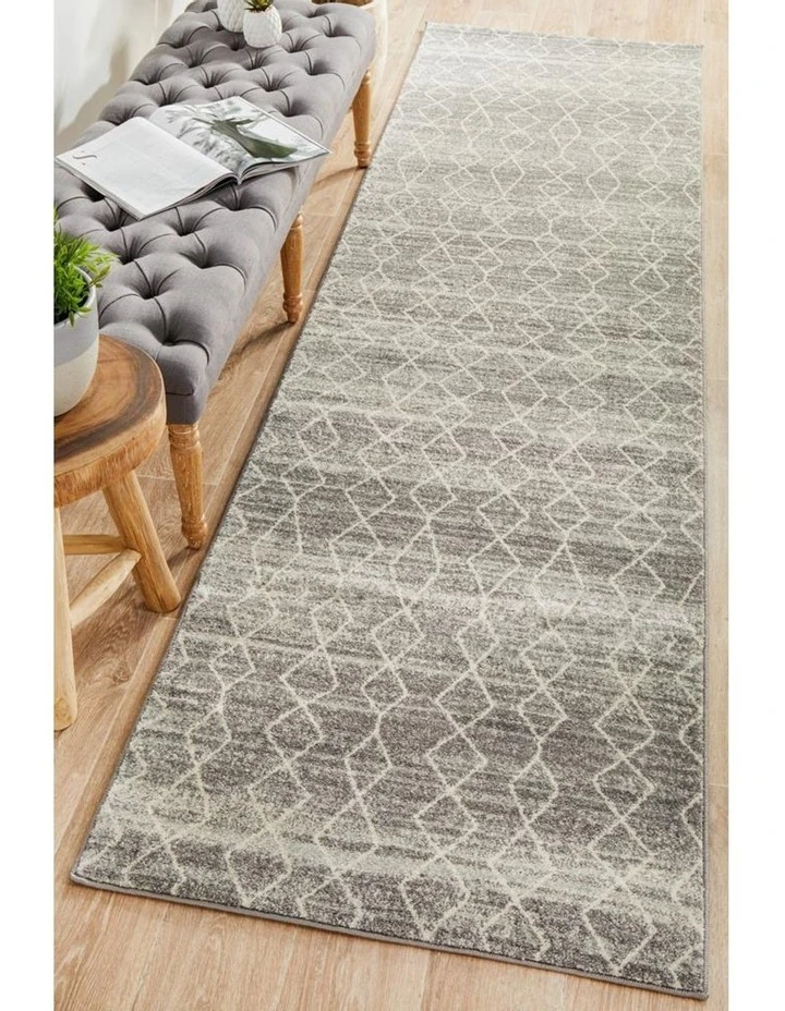Rug Culture Evoke Remy Silver Transitional Runner Rug 7 Rug Culture Evoke Remy Silver Transitional Runner Rug - Image 7