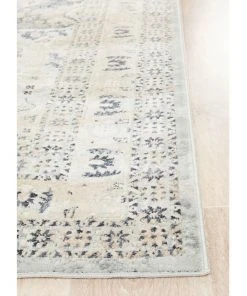 Rug Culture Providence Esquire Brushed Traditional Blue Rug -The Shine Nook Sales Store 790152940 4 720x928