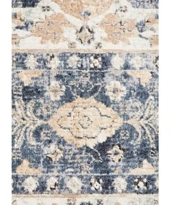Rug Culture Providence Esquire Brushed Traditional Blue Rug -The Shine Nook Sales Store 790152940 6 720x928