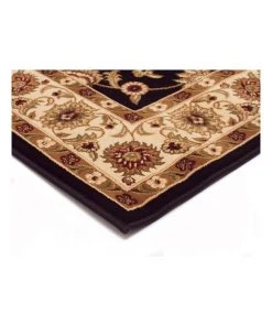 Rug Culture Sydney Collection Classic Rug Black with Ivory Border -The Shine Nook Sales Store 790155910 7 720x928