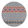Rug Culture Oasis Sabrina Multi Tribal Round Rug