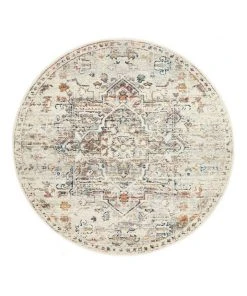 Rug Culture Century 911 Silver Round Rug