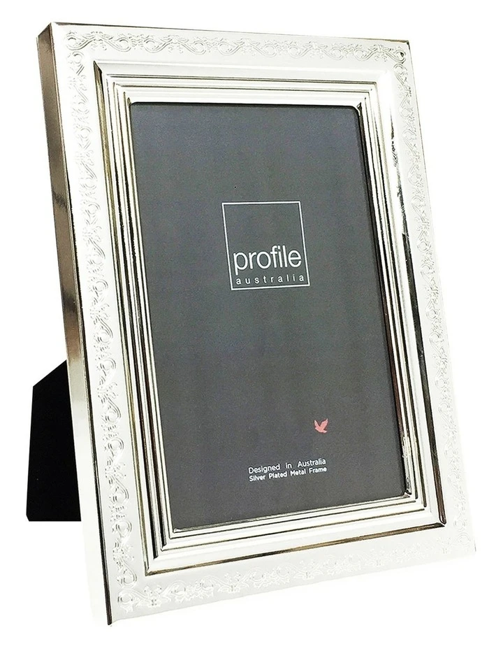 Profile Fiori 4x6" Photo Frame Silver 1 Profile Fiori 4x6" Photo Frame Silver