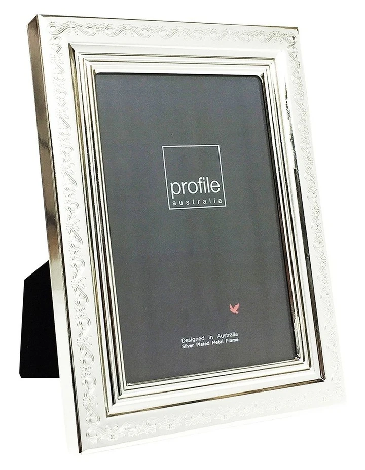 Profile Fiori 5x7" Photo Frame Silver 1 Profile Fiori 5x7" Photo Frame Silver