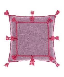 Linen House Hannah Square Cushion Orchid