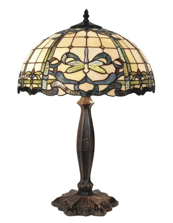 G&G Bro Aurora Tiffany Table Lamp Large 1 G&G Bro Aurora Tiffany Table Lamp Large