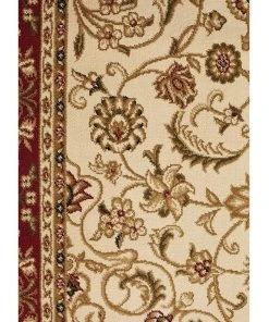 Rug Culture Sydney Collection Medallion Rug Ivory with Red Border 12 Rug Culture Sydney Collection Medallion Rug Ivory with Red Border -The Shine Nook Sales Store 797876020 6 720x928