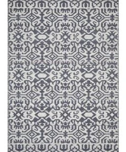 Rug Culture Relic Kian Silver Navy Rug