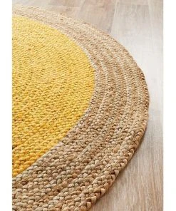 Rug Culture Atrium Polo Round Yellow 8 Rug Culture Atrium Polo Round Yellow -The Shine Nook Sales Store 797877820 3 720x928