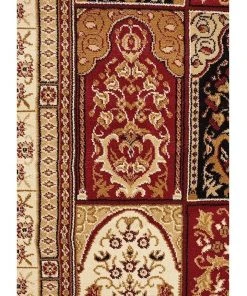 Rug Culture Sydney Collection Traditional Panel Pattern Rug Burgundy -The Shine Nook Sales Store 797878270 6 720x928
