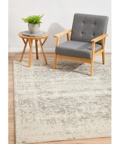Rug Culture Evoke Dream White Silver Transitional Rug -The Shine Nook Sales Store 797879350 6 720x928