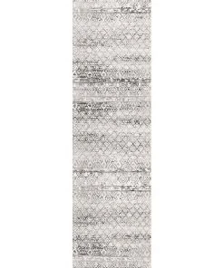 Rug Culture Oasis Zakira Dark Grey Tribal Runner Rug