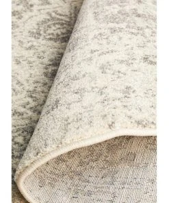Rug Culture Evoke Dream White Silver Transitional Round Rug -The Shine Nook Sales Store 797879980 6 720x928