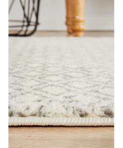 Rug Culture Evoke Diamond Grey Transitional Runner Rug -The Shine Nook Sales Store 797881600 4 720x928