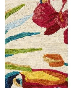 Rug Culture Copacabana Toucan Tropical Indoor Outdoor Rug Cream -The Shine Nook Sales Store 797882410 5 720x928