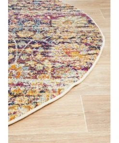 Rug Culture Mirage Zolan Transitional Multi Round Rug -The Shine Nook Sales Store 797882770 3 720x928