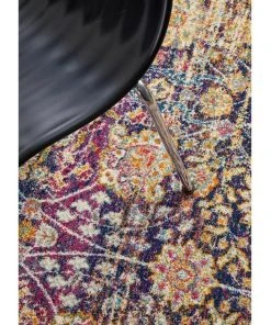 Rug Culture Mirage Zolan Transitional Multi Round Rug -The Shine Nook Sales Store 797882770 5 720x928