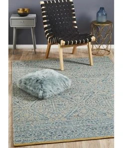 Rug Culture Relic Hunter Blue Grey Rug -The Shine Nook Sales Store 797883220 7 720x928