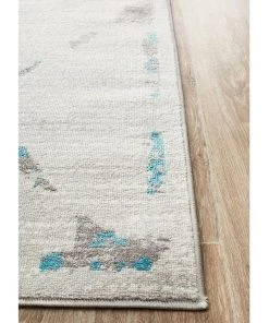 Rug Culture Kendall Contemporary Diamond Rug Grey Blue -The Shine Nook Sales Store 797883310 3 720x928