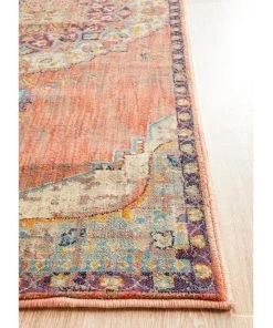 Rug Culture Odyssey 120 Terracotta Runner -The Shine Nook Sales Store 797883850 3 720x928