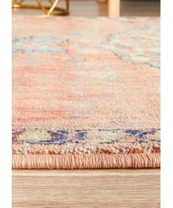 Rug Culture Odyssey 120 Terracotta Runner -The Shine Nook Sales Store 797883850 4 720x928
