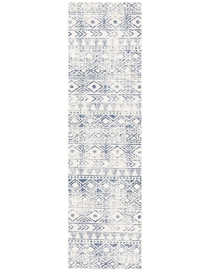 Rug Culture Oasis Ismail White Blue Rustic Rug 1 Rug Culture Oasis Ismail White Blue Rustic Rug