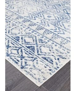 Rug Culture Oasis Ismail White Blue Rustic Rug 9 Rug Culture Oasis Ismail White Blue Rustic Rug -The Shine Nook Sales Store 797885200 3 720x928