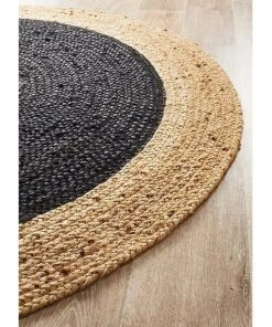 Rug Culture Atrium Polo Round Black -The Shine Nook Sales Store 797933170 3 720x928
