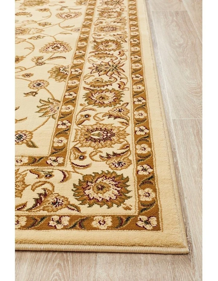 Rug Culture Sydney Collection Classic Rug Ivory with Ivory Border 4 Rug Culture Sydney Collection Classic Rug Ivory with Ivory Border - Image 4