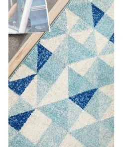 Rug Culture Mirage Illusion Modern Geo Blue Ivory Rug 13 Rug Culture Mirage Illusion Modern Geo Blue Ivory Rug -The Shine Nook Sales Store 797934160 7 720x928