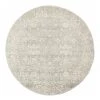 Rug Culture Evoke Shine Silver Transitional Round Rug