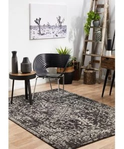 Rug Culture Evoke Scape Charcoal Transitional Rug -The Shine Nook Sales Store 797936410 3 720x928