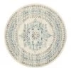 Rug Culture Century 922 White Round Rug