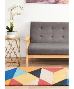 Rug Culture Matrix Pure Wool 904 Sunset Runner Rug -The Shine Nook Sales Store 797938030 5 720x928