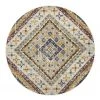 Rug Culture Babylon 203 White Round Rug
