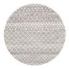 Rug Culture Oasis Selma Silver Tribal Round Rug