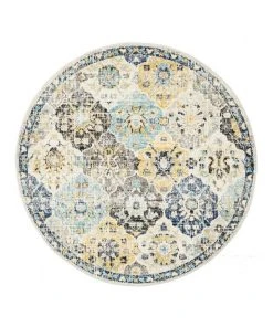 Rug Culture Evoke Poppy Multi Transitional Round Rug