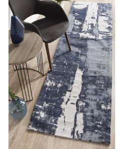 Rug Culture Magnolia 11 Denim Runner Rug -The Shine Nook Sales Store 797941450 7 720x928